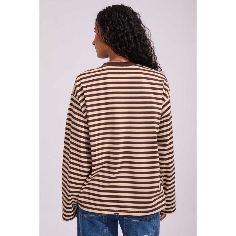 Thrills Muse Long Sleeve Oversize Tee image number 1